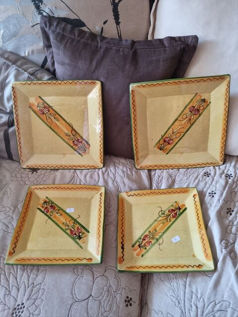 Lot de 4 assiettes neuves provençales 20 Oullins (69)