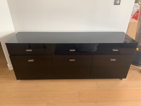 Buffet noir laqu Habitat 150 Levallois-Perret (92)