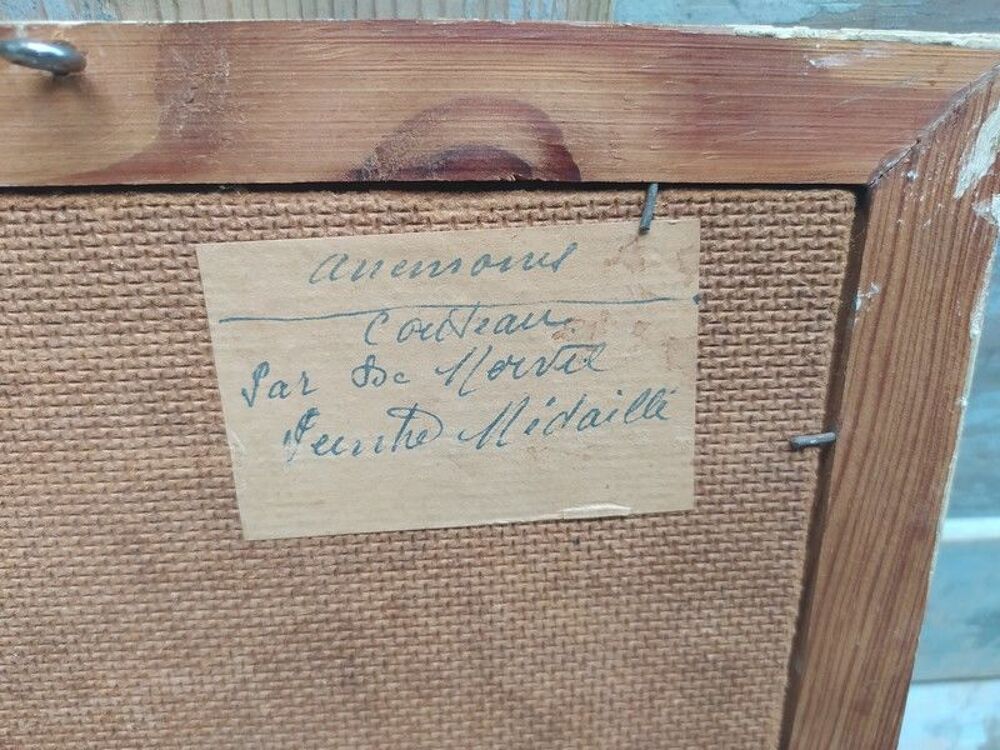 Tableau Nature Morte Fleurs An&eacute;mones Sign&eacute; De Mervil 
Décoration