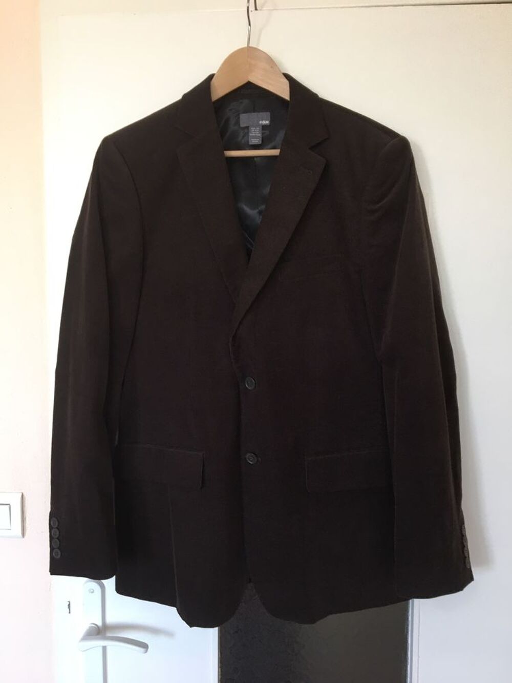 Veste en velours marron taille 52 pour Homme Vtements