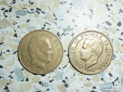 Lot de deux pi�ces Monaco 1950-1962 11 Bordeaux (33)