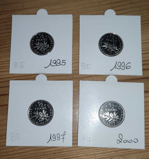 Pi�ces 1 / 2 Franc BE 40 Azay-le-Rideau (37)