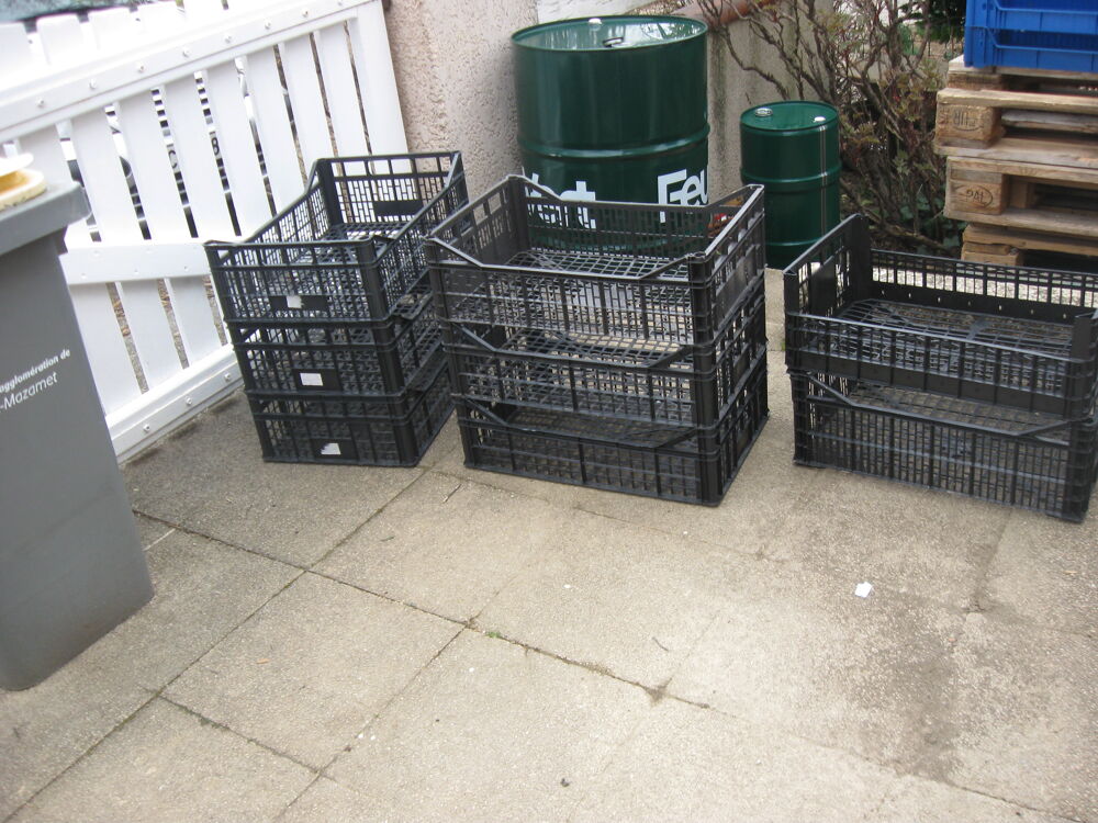  caisses, cagettes plastiques Bricolage