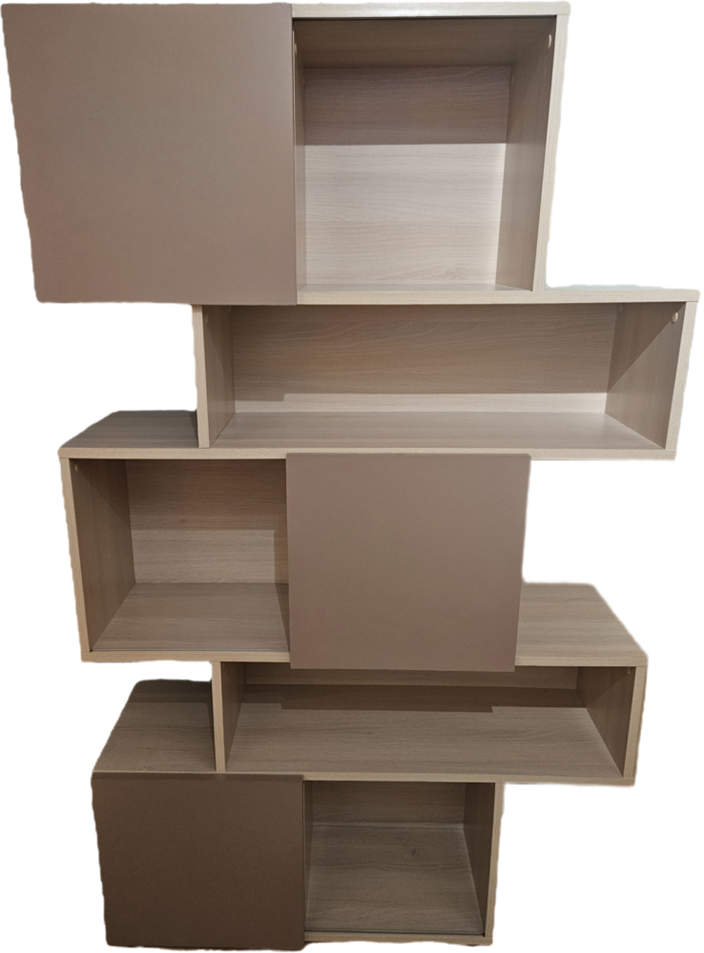 Etag&egrave;re Biblioth&egrave;que avec portes coulissantes Meubles