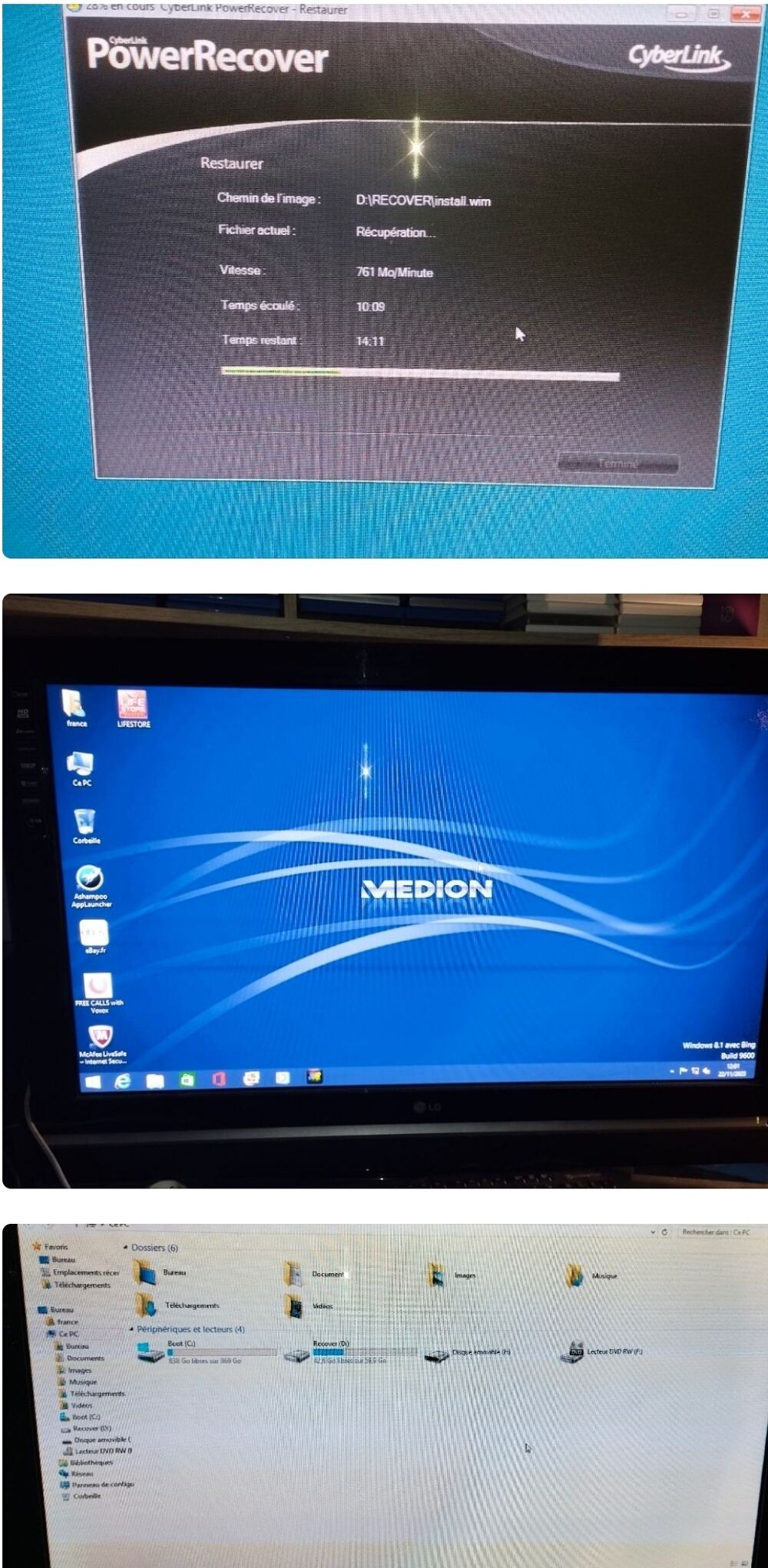 Tour pc MEDION Matériel informatique