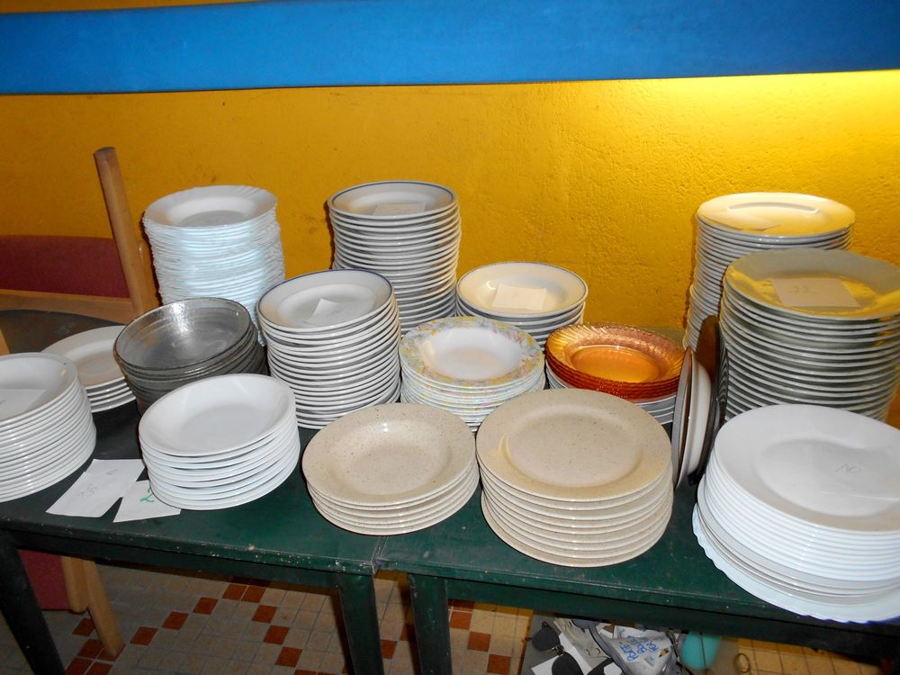 Assiette creuse plate grande petite (l'unit&eacute;) Décoration