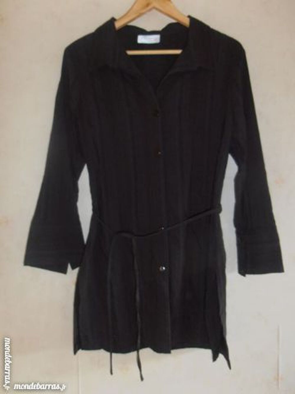 Tunique nervur&eacute;e marron (41) Vêtements