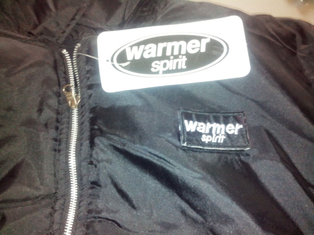 Blouson Bomber Warmer Spirit 
NEUF
Noir
Taille XS/42-44
Vêtements