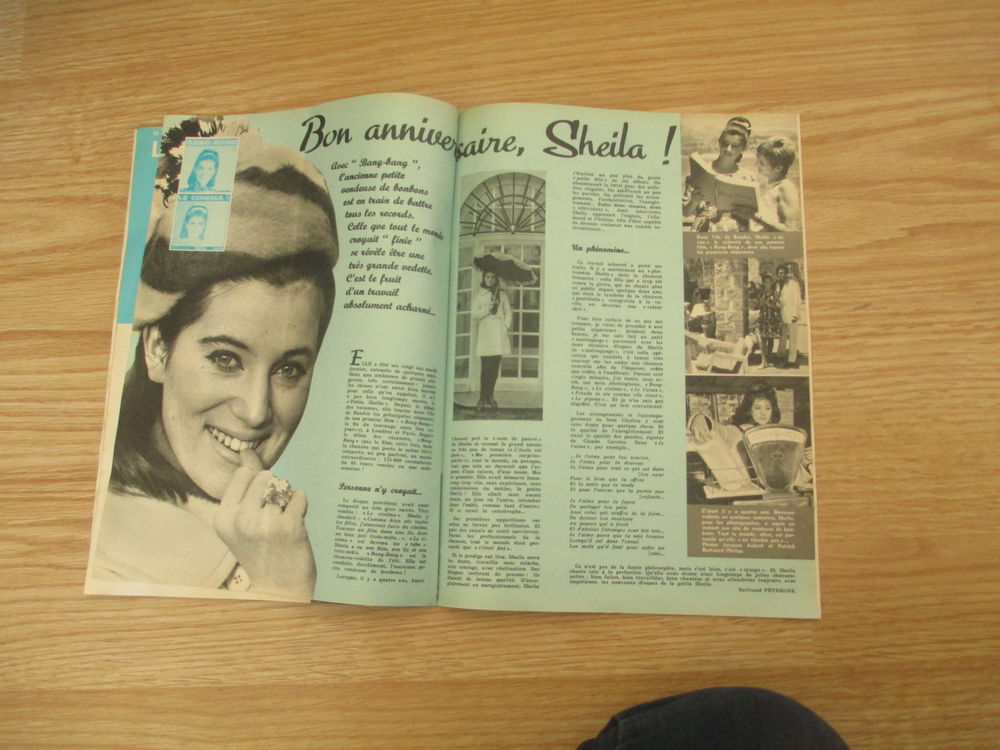 revue J2 JEUNES 1966 avec article sur SHEILA Livres et BD