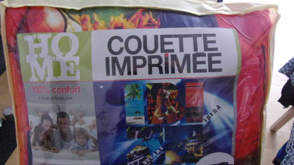 couette imprim&eacute;e Décoration