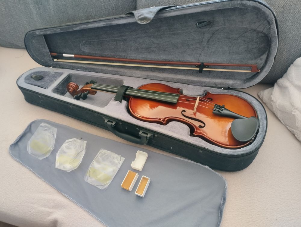 Stagg VN-4/4 L Violon Erable Taille 4/4 + &eacute;tui + accessoires Instruments de musique
