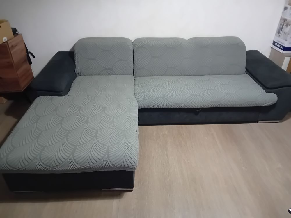 Canap&eacute; d'angle convertible avec coffre de rangement Meubles