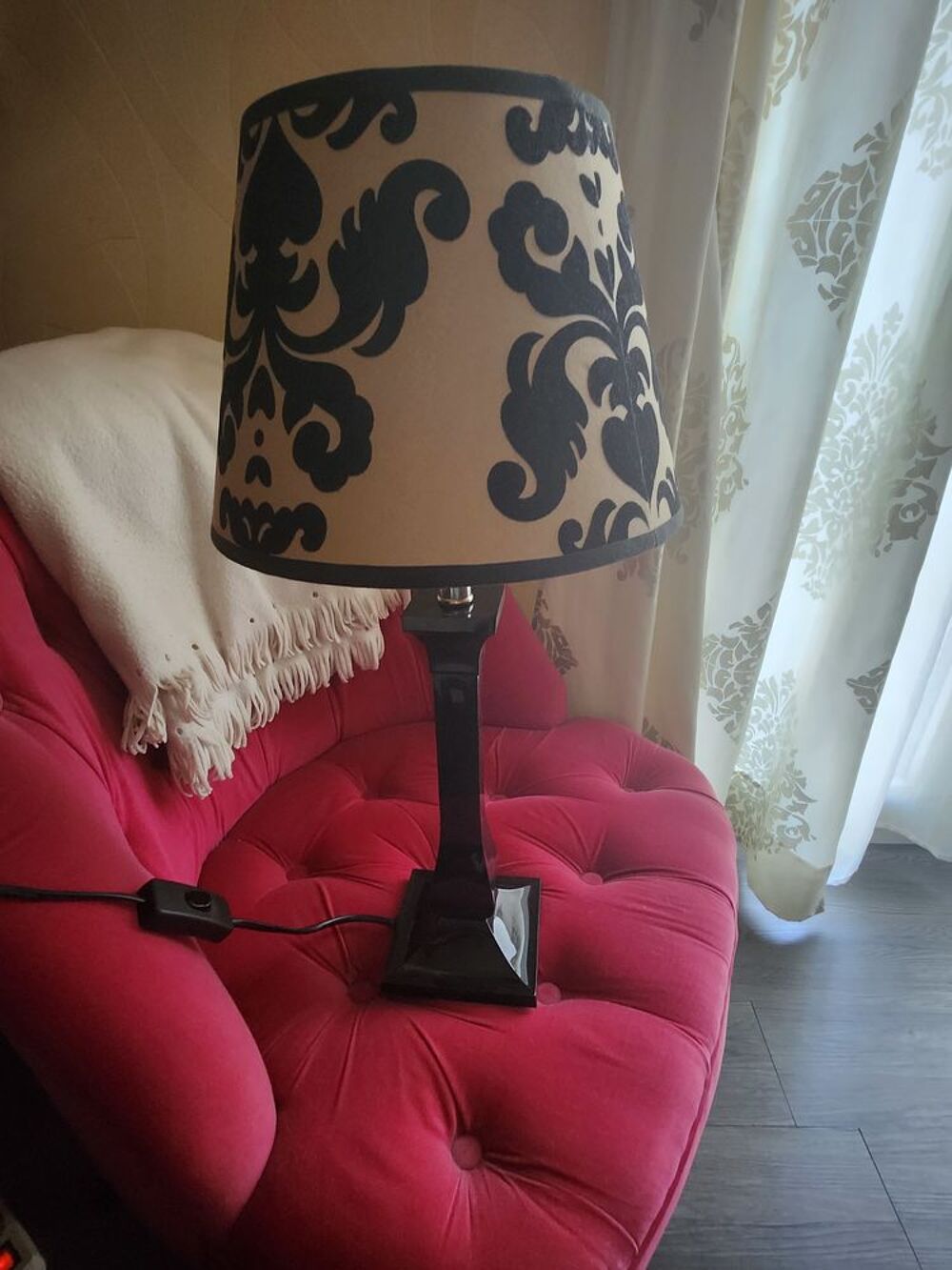 Lampe &agrave; poser style baroque Dcoration