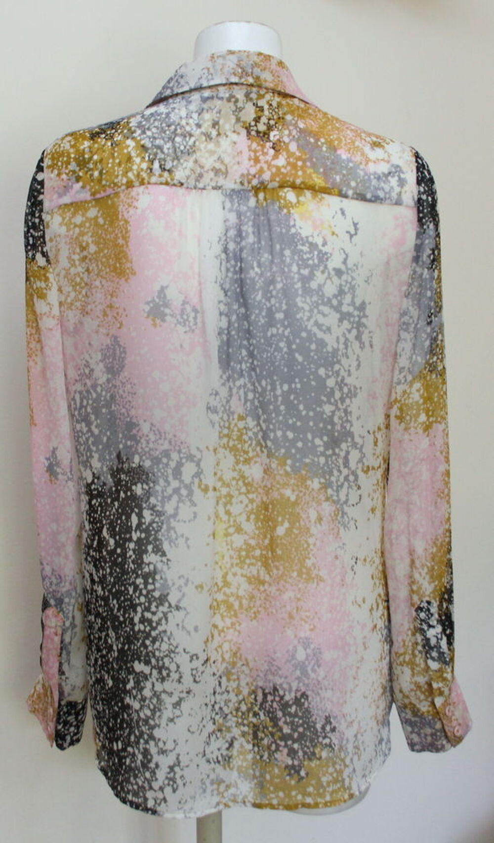 Blouse chemise soie multicolore DIANE VON FURSTENBERG T.12 Vêtements
