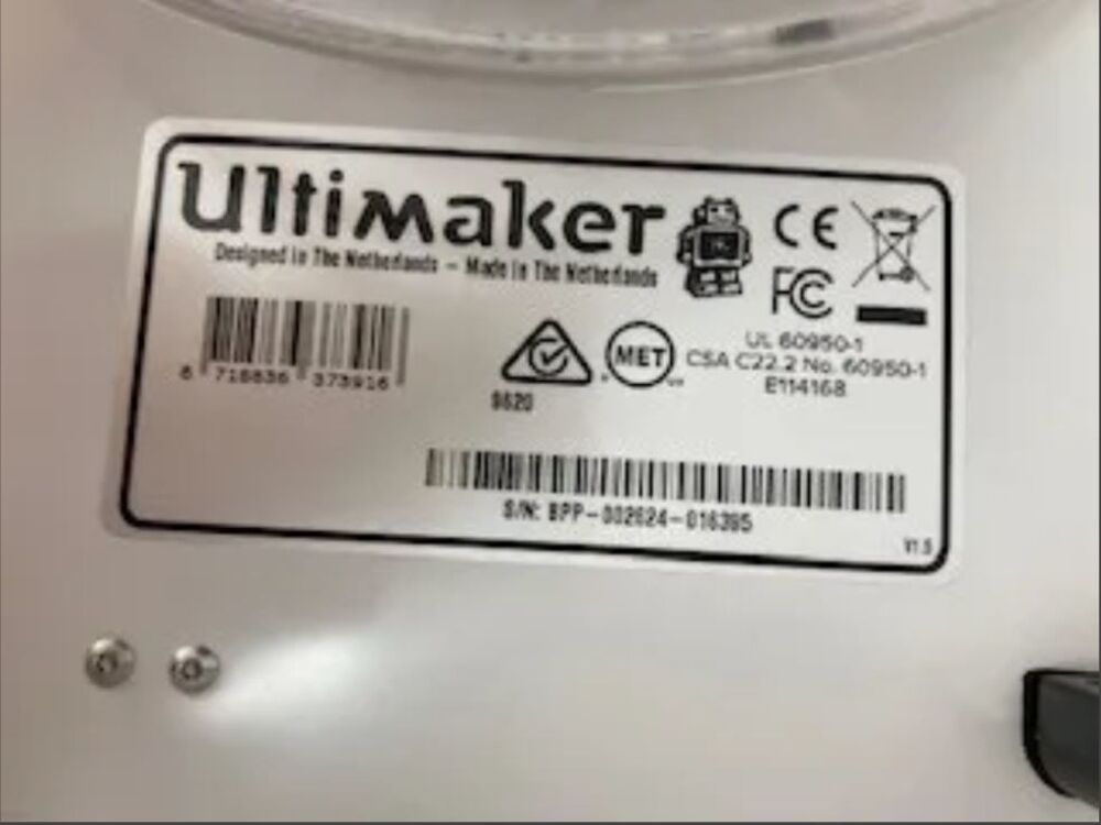 Ultimaker 2+ Matriel informatique