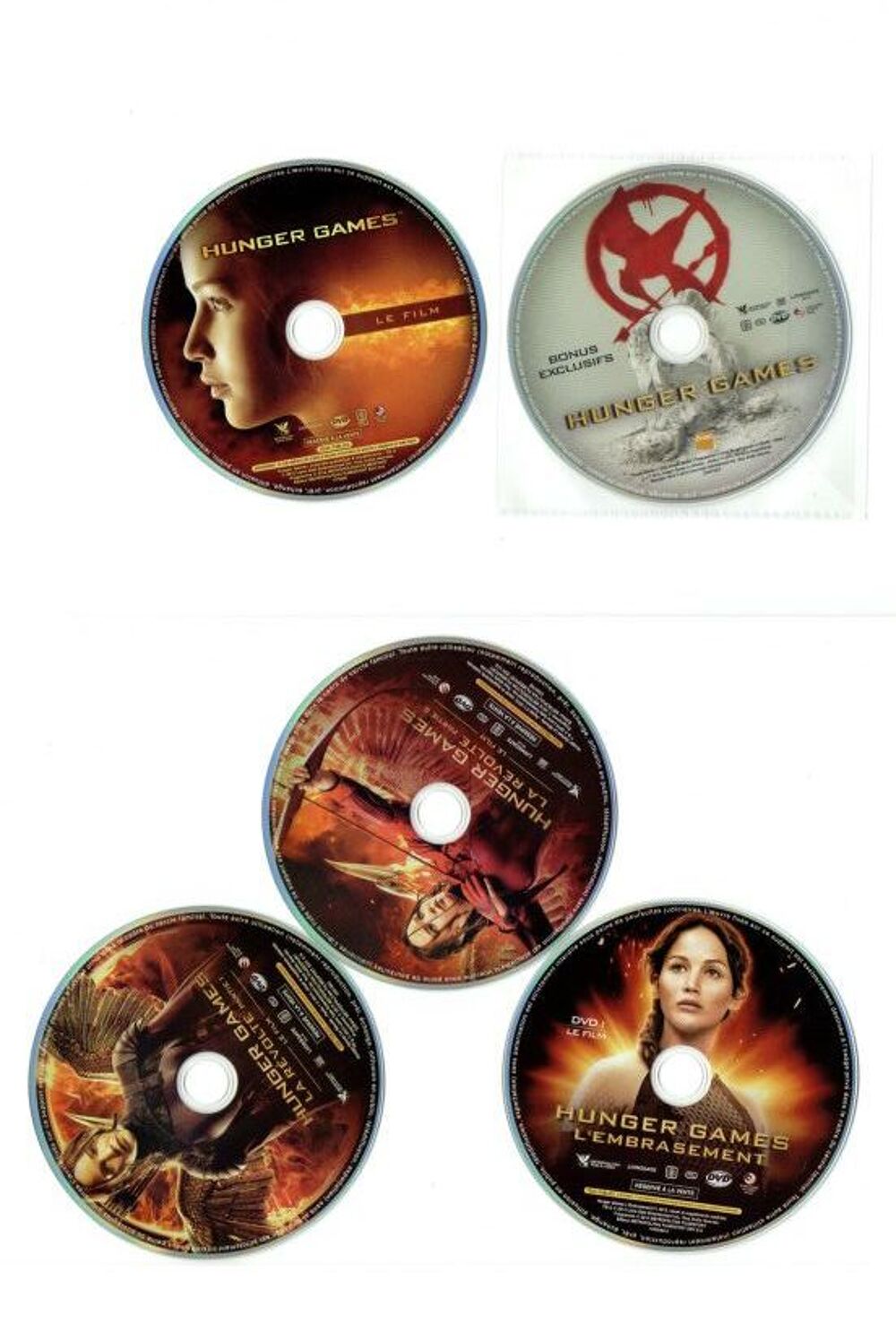 Coffret Hunger Games l'int&eacute;grale 4 DVD + DVD exclusif Fnac DVD et blu-ray