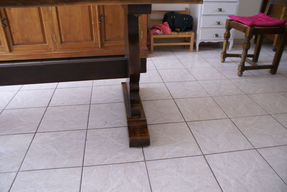 table campagnarde platane massif Meubles