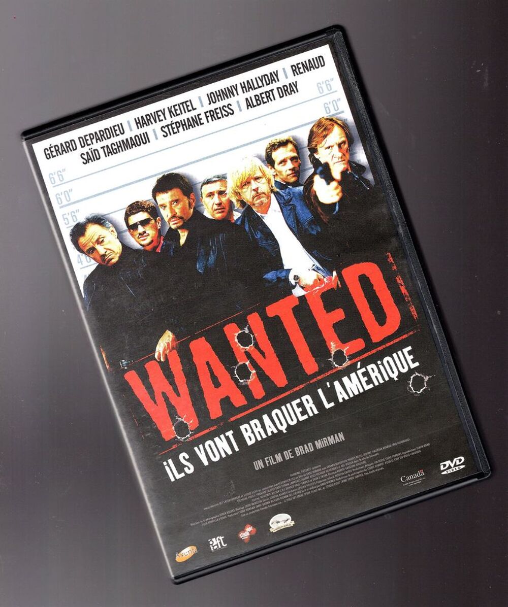  Wanted de Brad MIRMAN avec Johnny HALLYDAY, DEPARDIEU... DVD et blu-ray