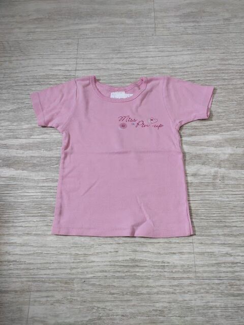 F 9 E (40) - 5 ans -�Tee-shirt rose - Miss Pin Up  Absorba  1 Paris 13 (75)