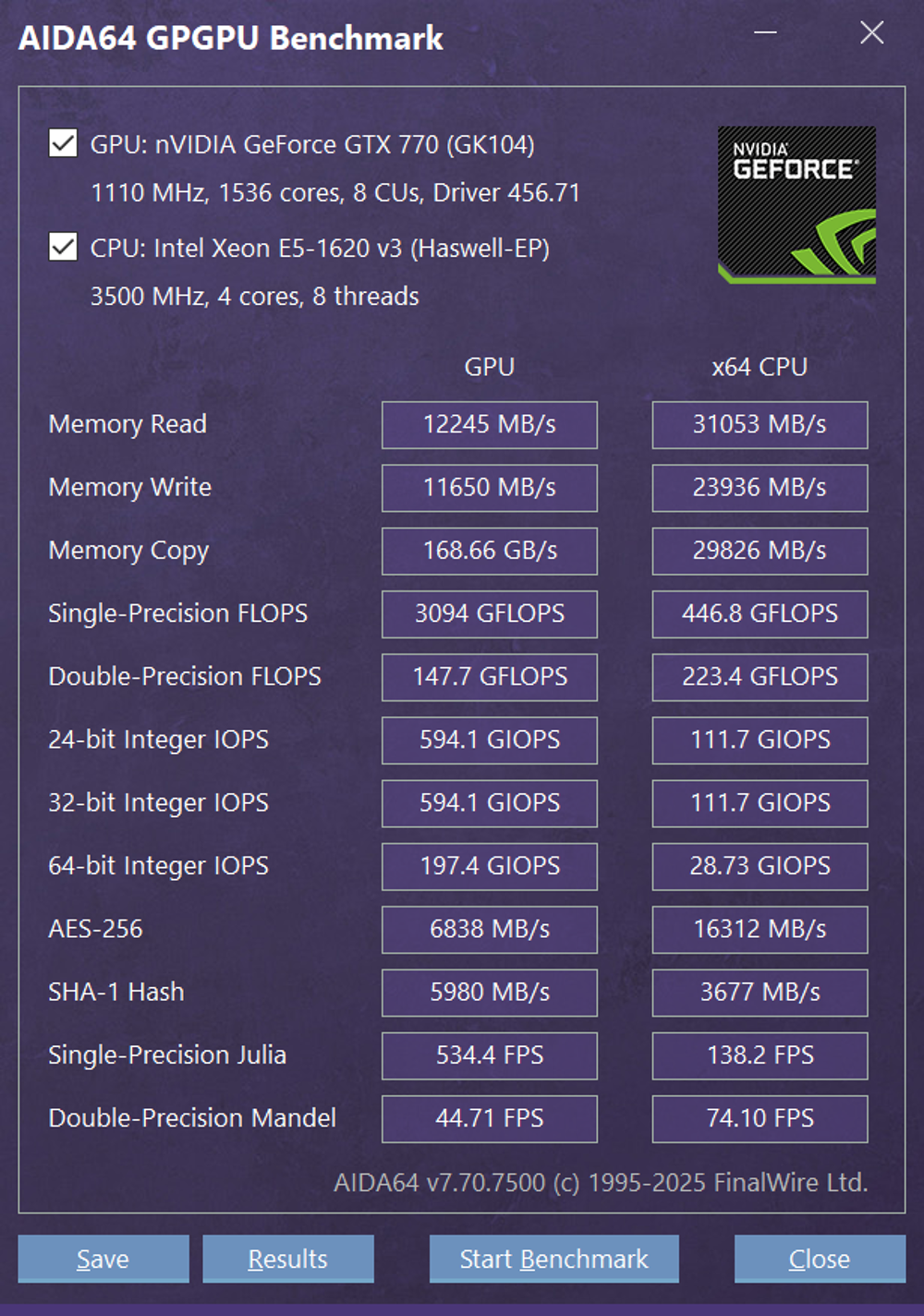 Carte graphique Asus GTX 770 Matériel informatique