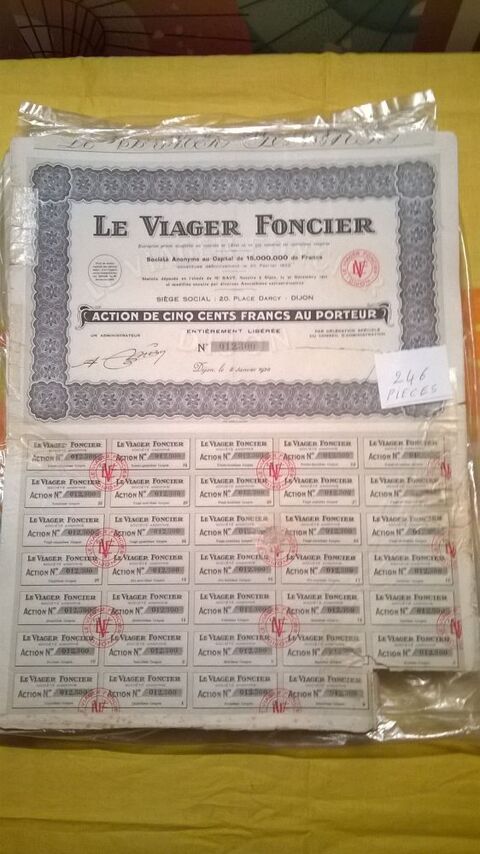 actions anciennes 400 Chamb�ry (73)
