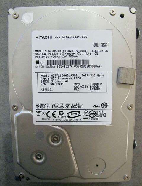 Disque Dur interne SATA 3,5? 640 GB 23 Marolles (41)