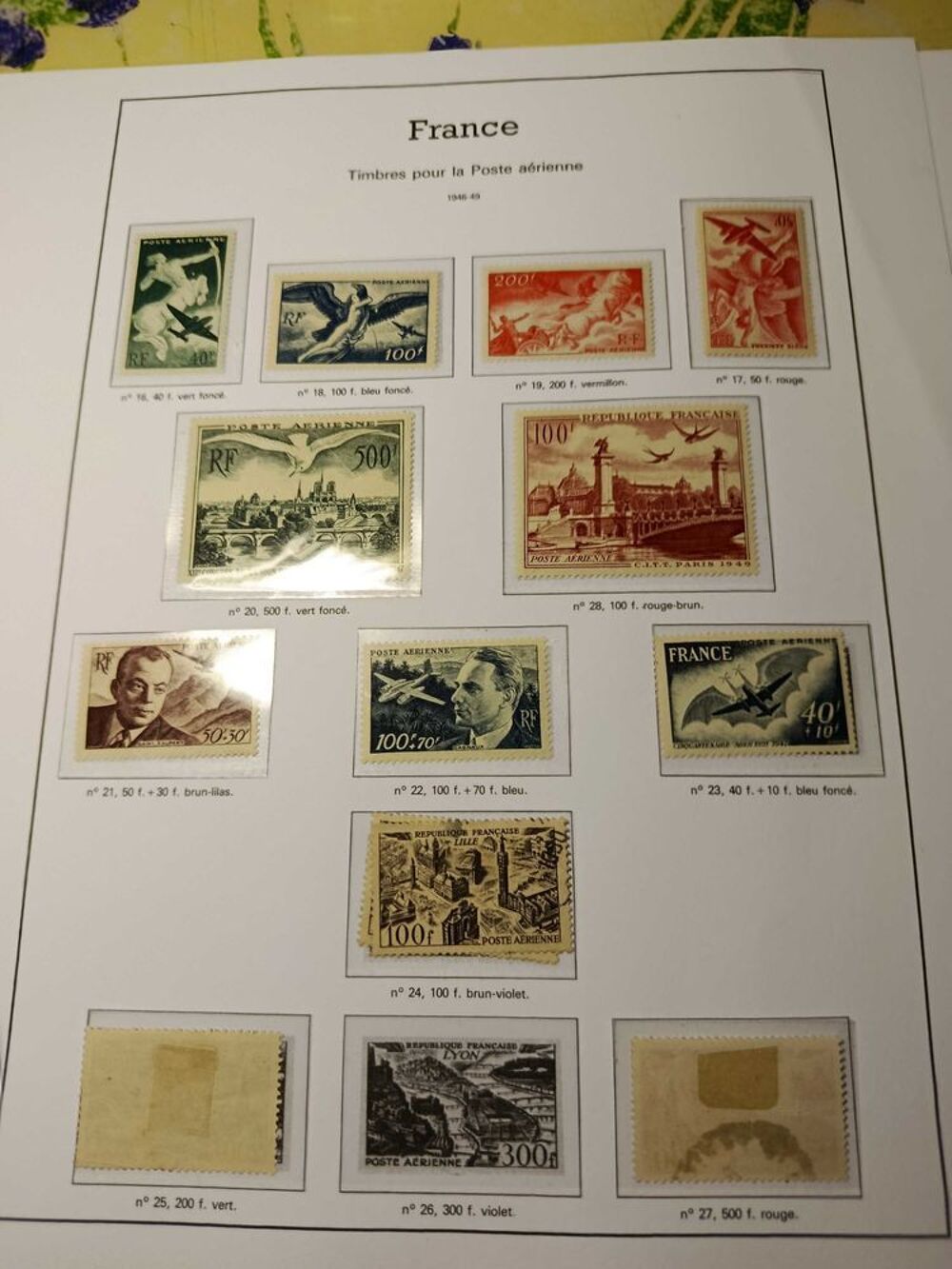 timbres de collection fran&ccedil;ais 