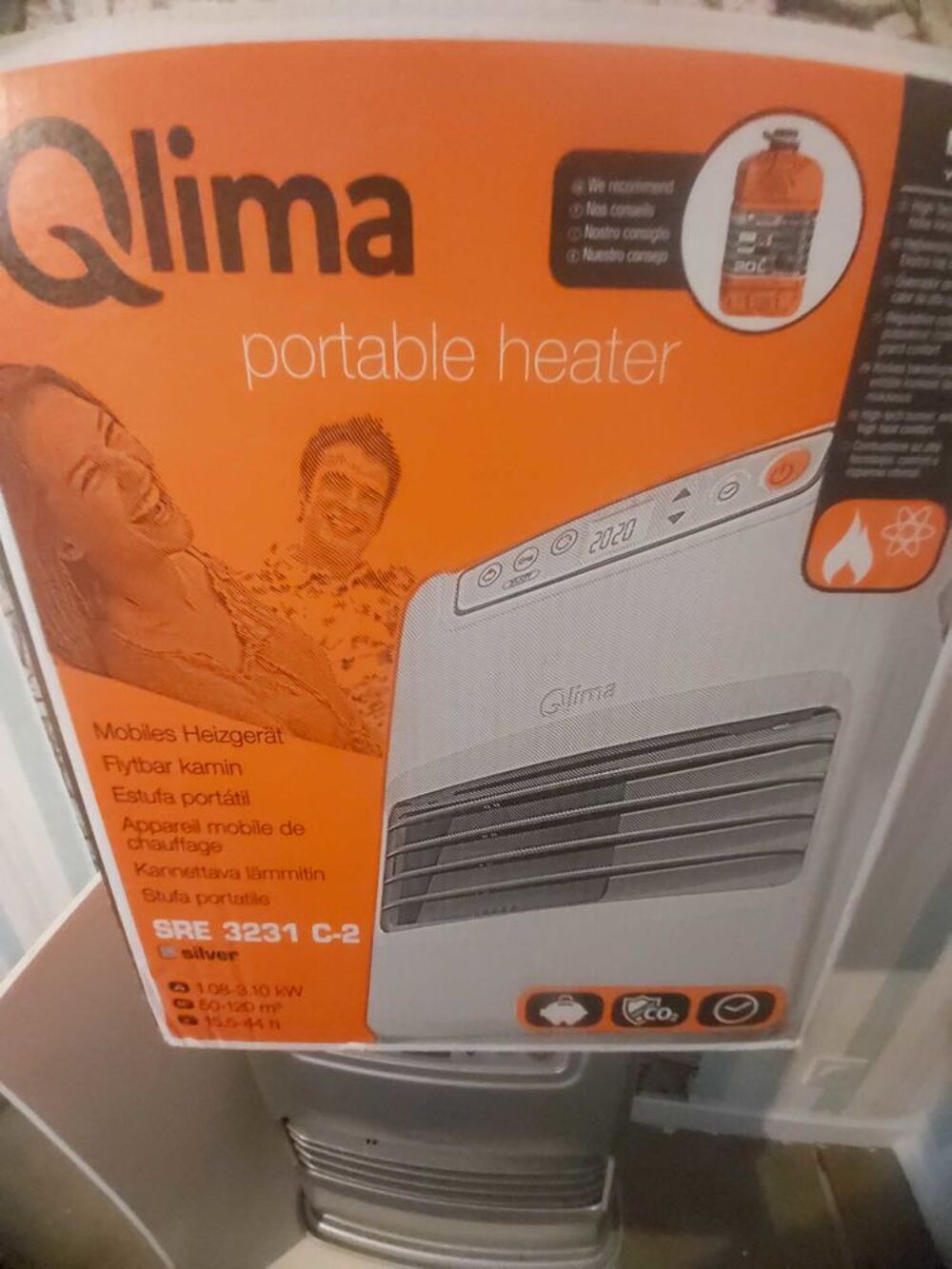 Qlima po&ecirc;le &agrave; p&eacute;trole 50/120 m2 Electroménager