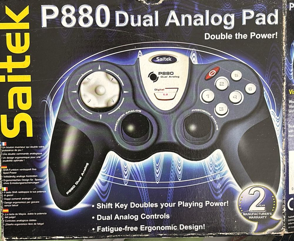MANETTE SA&Iuml;TEK P880 DUAL Consoles et jeux vidéos