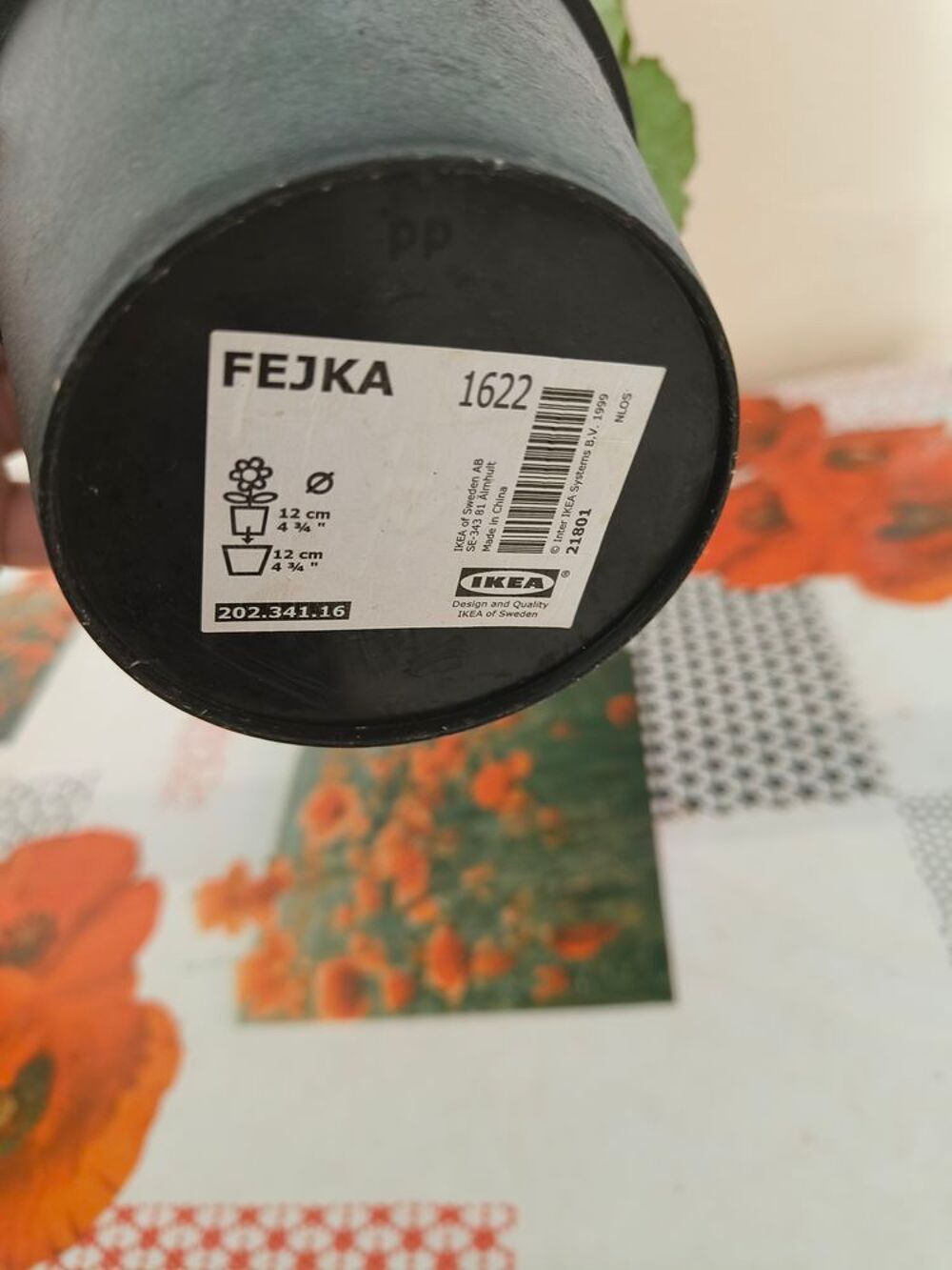 Plante artificielle IKEA FEJKA (g&eacute;ranium blanc) - Pot 12 cm Décoration