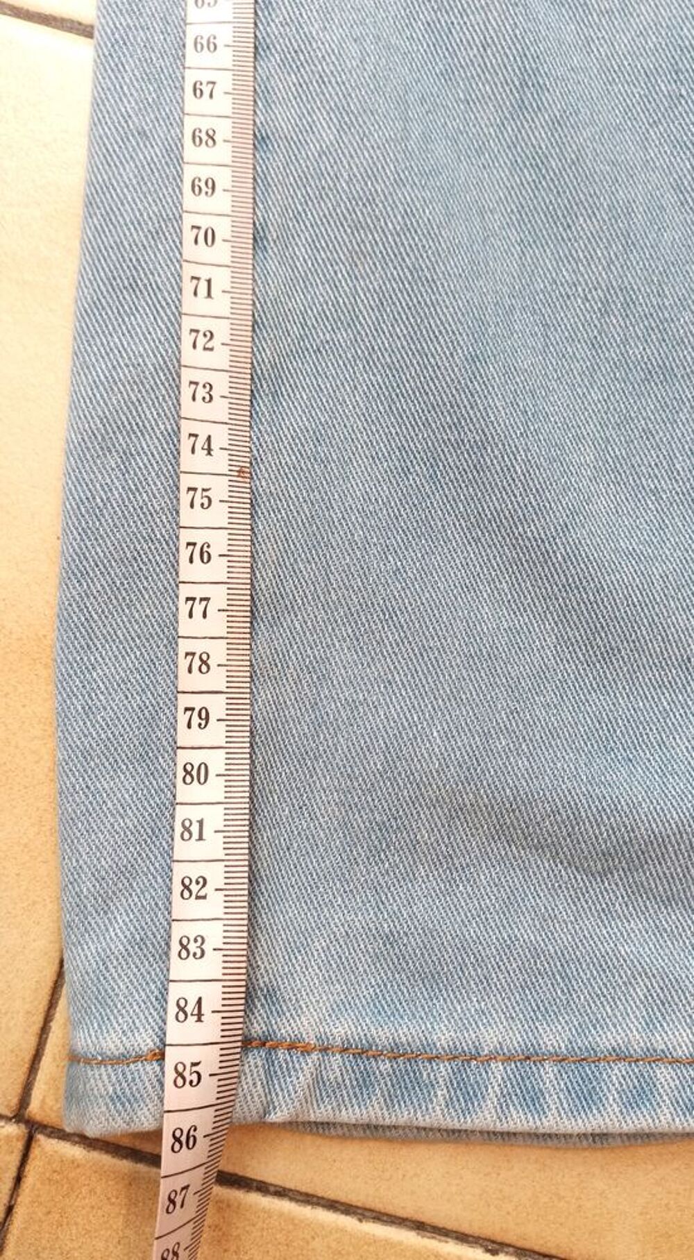 Jean bleu clair Shein T38 / M Tall neuf wide Vêtements