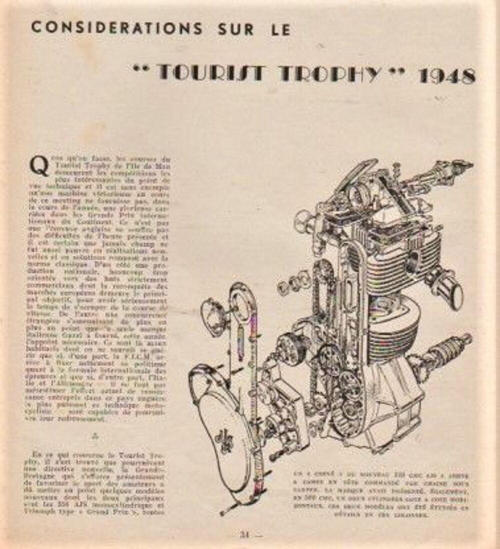RTM 71 CEMEC 750 L7 &amp; C8 500 C5 Salon moto 1953 Livres et BD