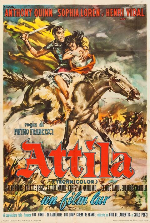 ATTILA FLEAU DE DIEU avec sophia loren 0 Malo Les Bains (59)