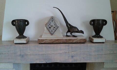 Pendule de chemin�e + vases 150 Saint-Mitre-les-Remparts (13)