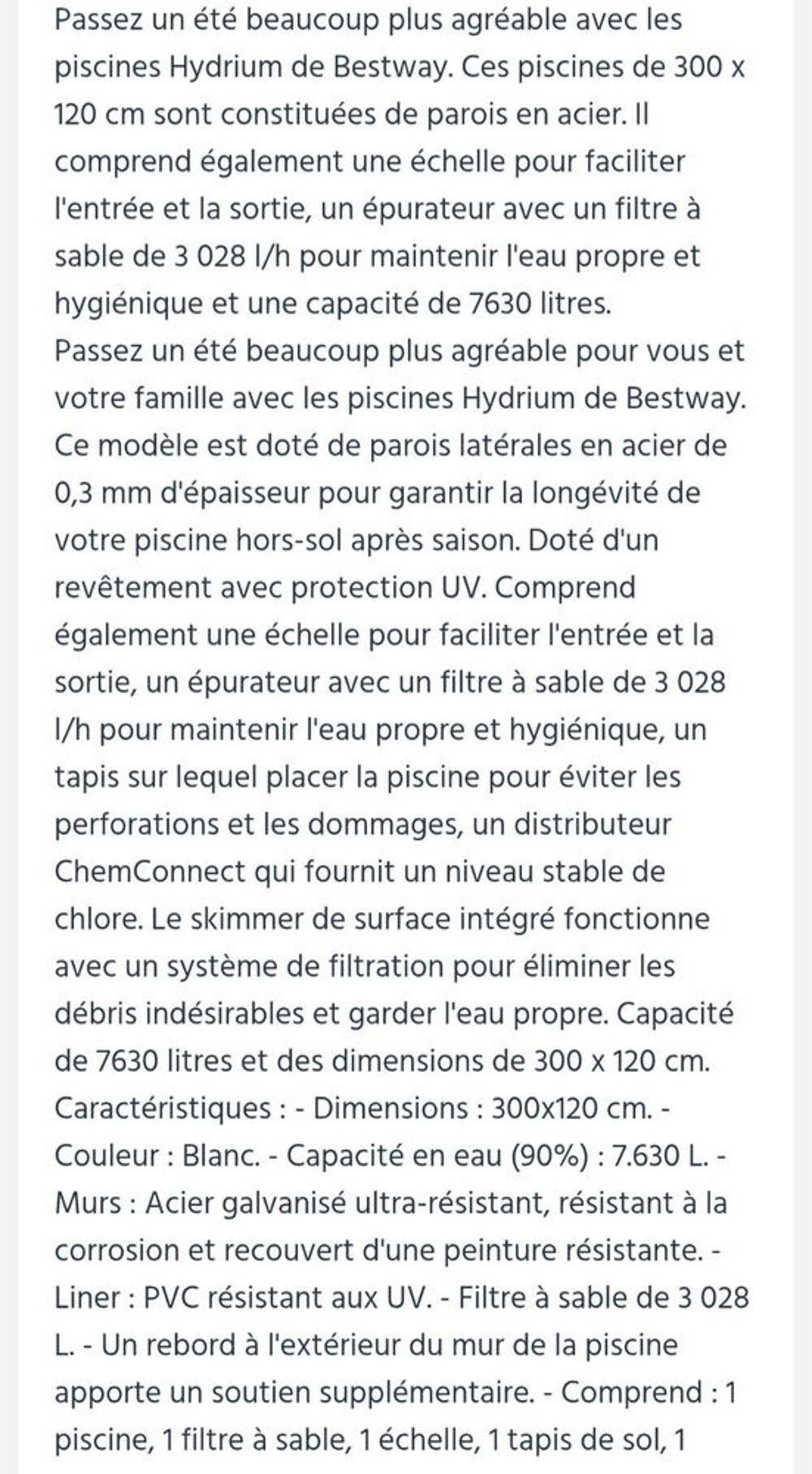 Piscine acier Jardin