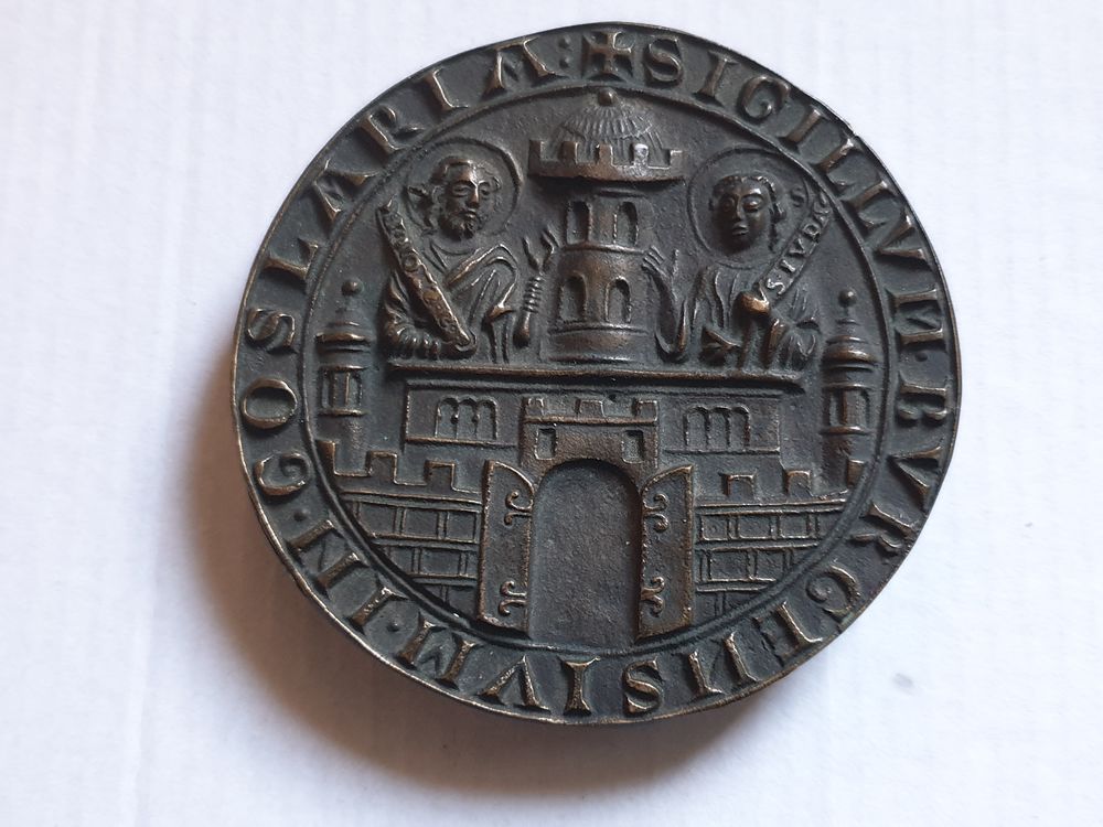M&eacute;daille bronze Presse-Papiers Doctorat 
