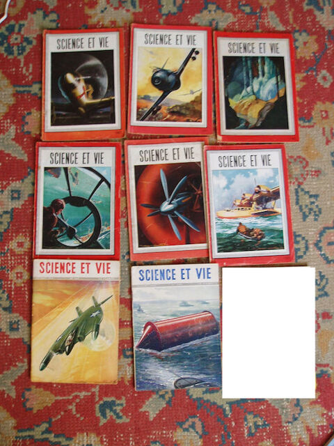 Lot 25 revues anciennes La Science et la Vie, Science et Vie 35 Herblay (95)