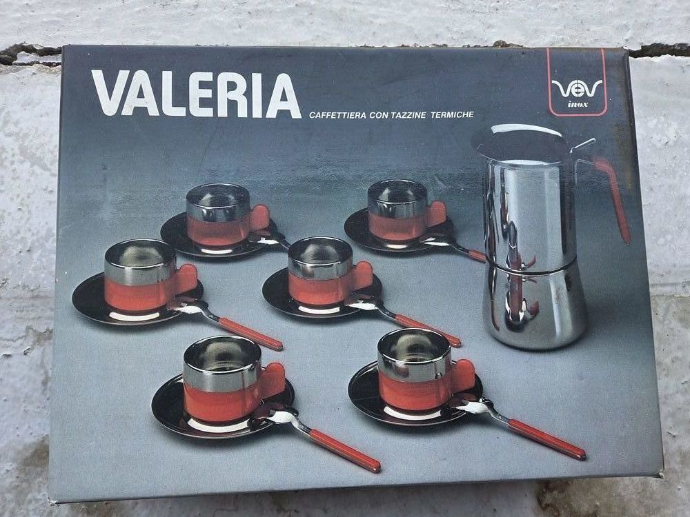 Service &agrave; caf&eacute; italien VEV Inox Valeria ? Neuf Electroménager