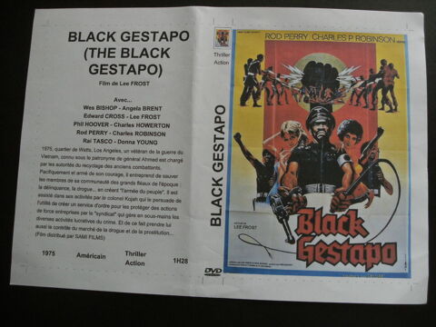 Rare film :   Black gestapo   40 Saint-M�dard-en-Jalles (33)