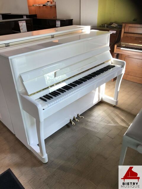   Piano droit d'occasion Kieffer UP-110 Blanc laqu 