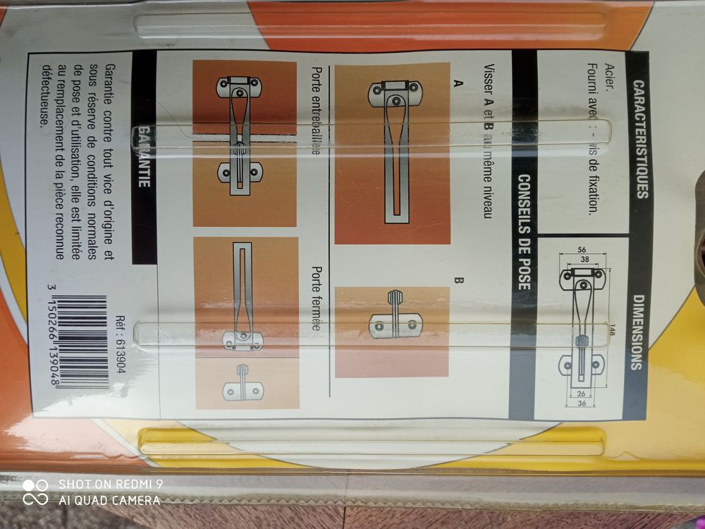 Entrebailleur de s&eacute;curit&eacute; Bricolage