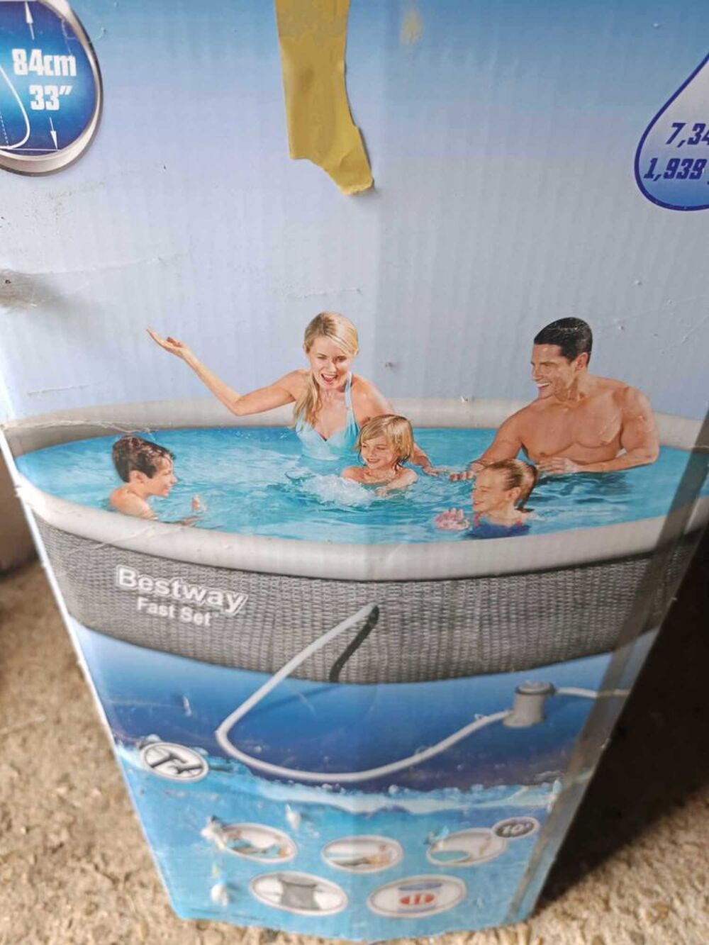 piscine avec pompe Jardin