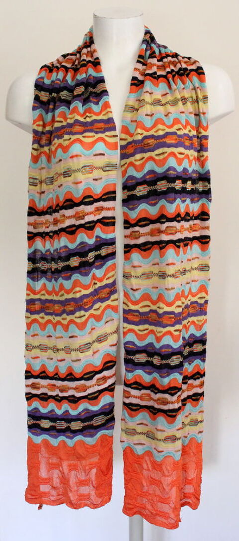 Echarpe multicolore maille MISSONI 90 Issy-les-Moulineaux (92)