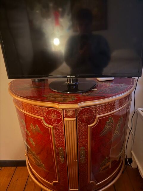 meuble style chinois rouge 120 Paimpol (22)