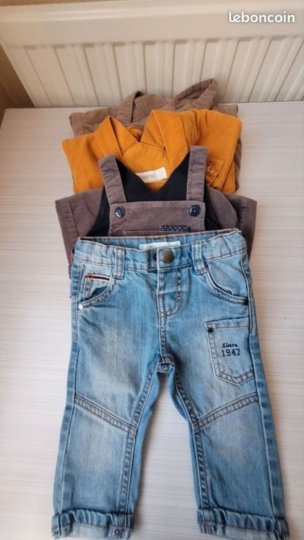 Lot v&ecirc;tements b&eacute;b&eacute; automne ( 6 mois ) Puériculture