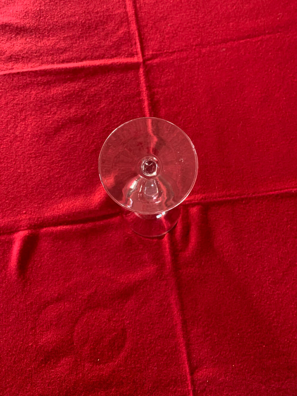 Grand verre vase sur pied Décoration