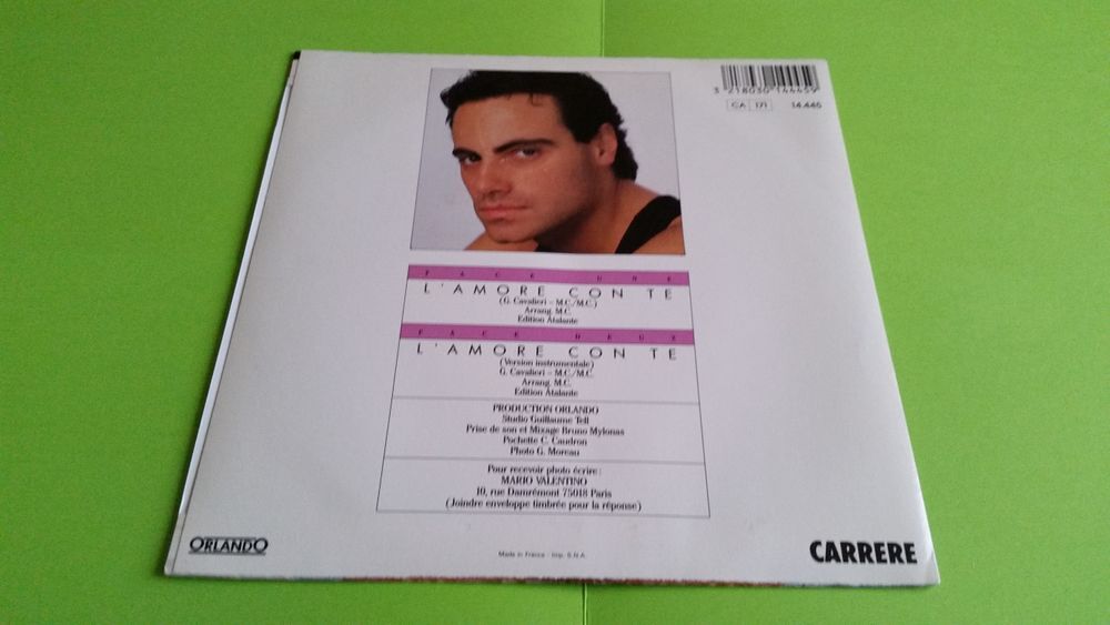 MARIO VALENTINO CD et vinyles