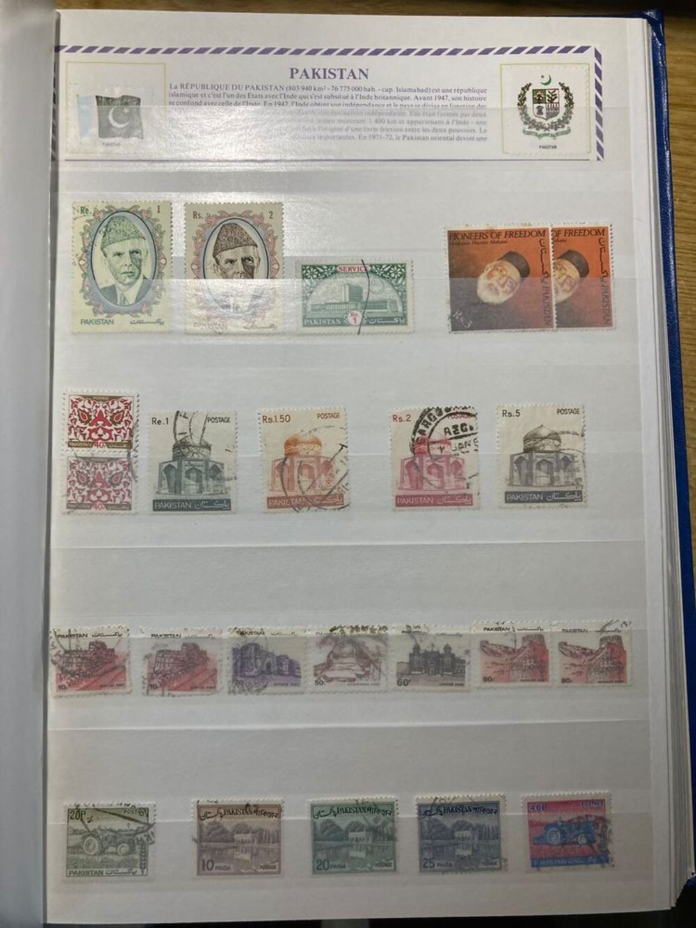Album timbres Asie 