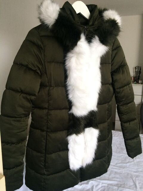 Doudoune mi-longue Kaki taille 38 Jayloucy, fourrure amovibl 20 Montpellier (34)