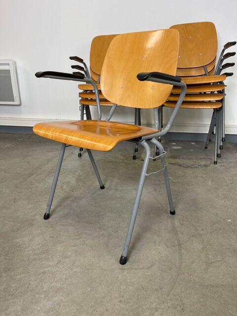 Lot de 8 fauteuils Kho Liang annes 70, Pays-Bas 880 Lorient (56)